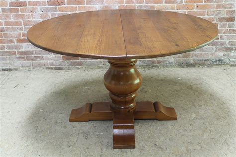 pedestal table wextension ecustomfinishes