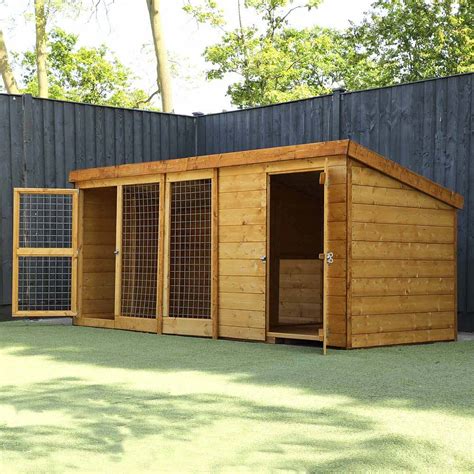 10 X 4ft Berkshire Dog Kennel And Run Building And Diy Supplies Nationwide