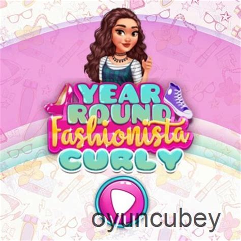 Year Round Fashionista Curly Game Play Free Dress Up Games