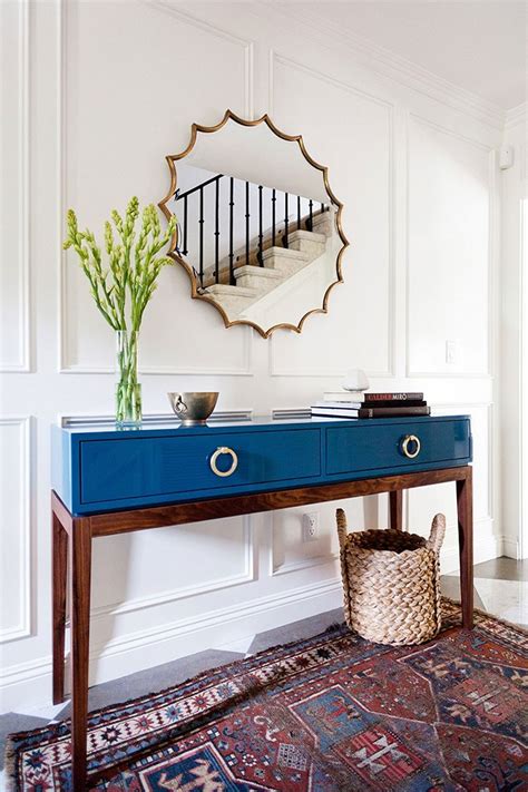 Choosing A Console Table And Mirror For An Entryway Making It Lovely