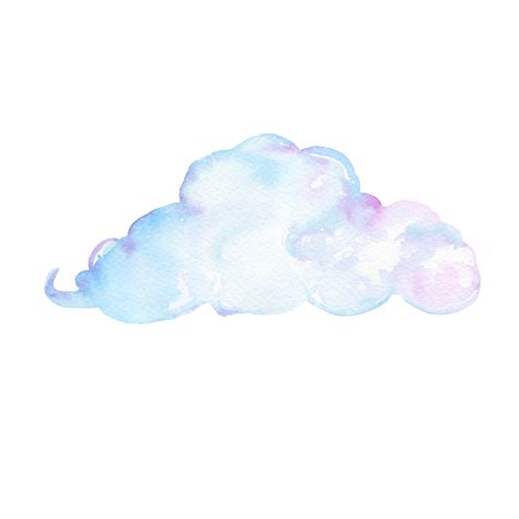 Ftestickers Watercolor Cloud Aesthetic Sticker By Pann70