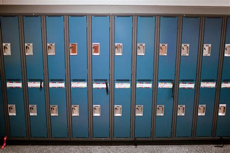 A Row Of Lockers In A School Hallway Photograph By Christopher Kimmel