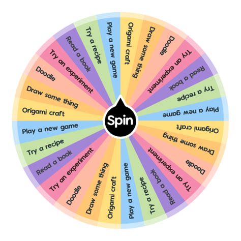 Week activity | Spin The Wheel App