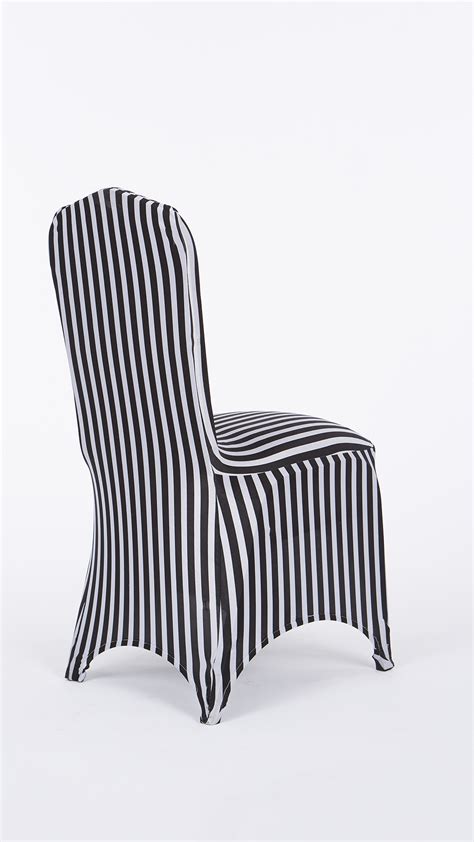 Sort by , best selling. Black & White Stripe Stretch Chair Cover | Chair Decor
