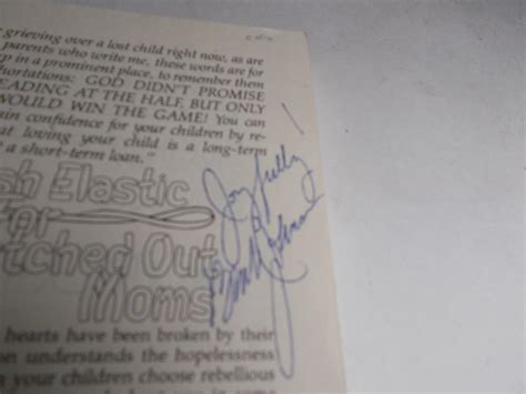 Fresh Elastic For Stretched Out Moms By Barbara Johnson Very Good Soft Cover 1985 Signed By
