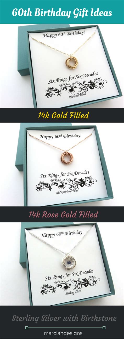 If you want to give your mom the best gift on her special day, use this as your guide! 60th Birthday Gift Ideas | 60th Birthday Necklaces for ...