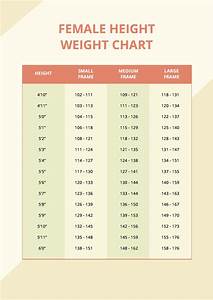Free Female Age Height Weight Chart Download In Pdf Template Net
