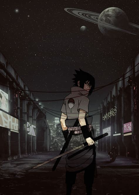 Poster Affiche Anime Japanese Sasuke Is Back Cadeaux Et Merch