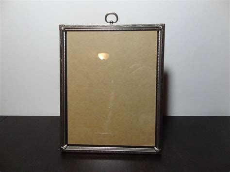 Vintage 8 X 10 Silver Tone Picture Frame With Flourishes Etsy