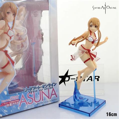 Free Shipping Sexy 6 Sword Art Online Sao Asuna Swimsuit Bikini Ver