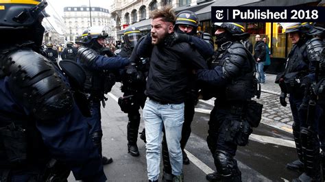 French Police Crack Down On ‘yellow Vests With Tear Gas And Over A