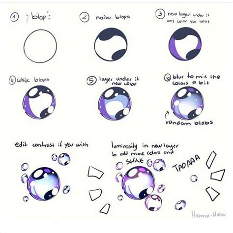 how to draw bubbles draw wrt