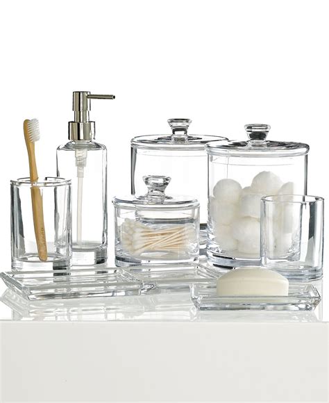 Hotel Collection Closeout Glass Bath Accessories Collection Created