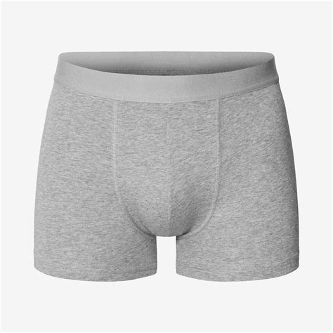 Grey Boxer Brief Underpants Made Of Organic Cotton And Elastane Bread Boxers