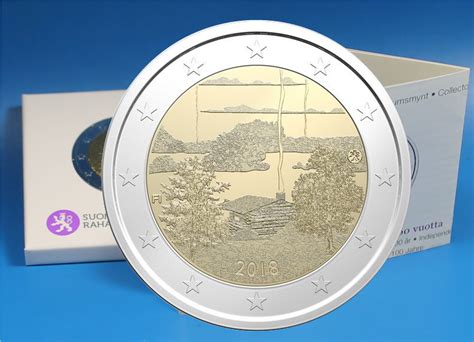 € 2 euro commemorative coins (unc) luxembourg, estonia, lithuania, finland. 2 Euro Finland 2018 "Finnish sauna culture" Proof - graf ...