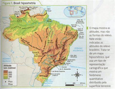Mapa Do Relevo Brasileiro Edulearn