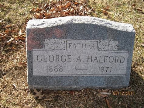George Allison Halford Find A Grave Memorial