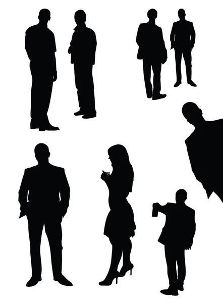 Professional People Silhouette Images — Stock Vector © Andreypopov