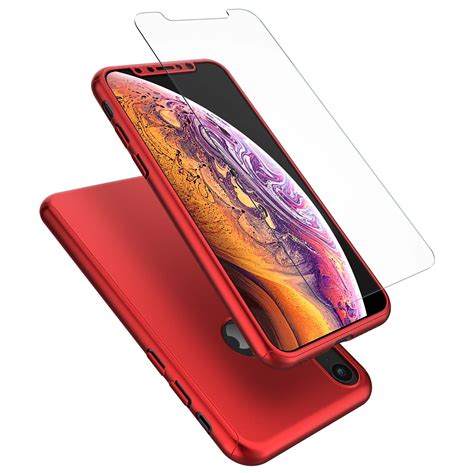 Iphone Xr Case Iphone Xr Screen Protector Tekcoo T360 Red Ultra