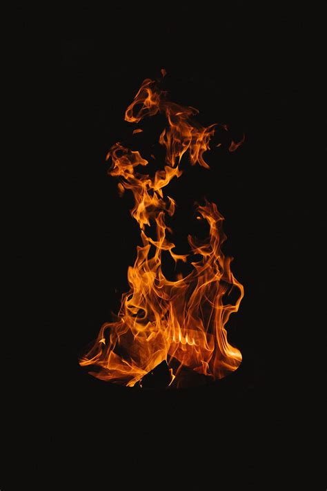 Fire Flame Element Dark Hd Phone Wallpaper Peakpx