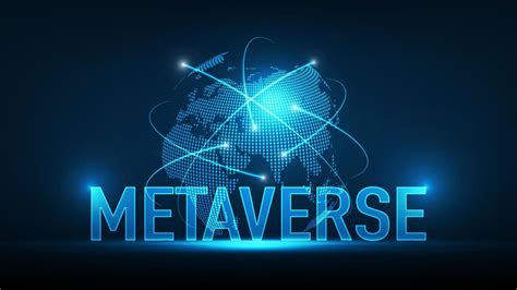 Metaverse Digital World Technology Background Vector Illustration