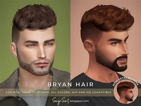 The Sims Resource Bryan Hair By Sonyasims Sims 4 Hairs