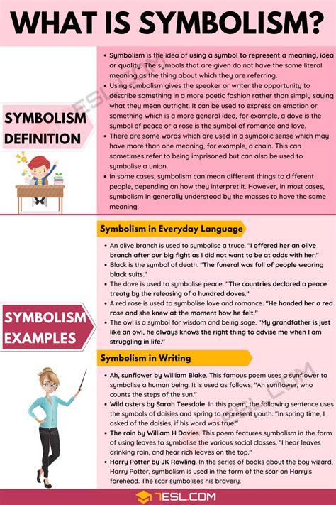 Symbolism Definition And Examples Of Symbolism In Speech And Writing 7esl
