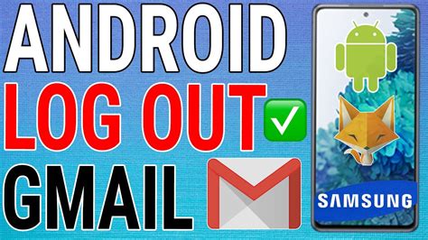 How To Logout Of Gmail On Android Youtube