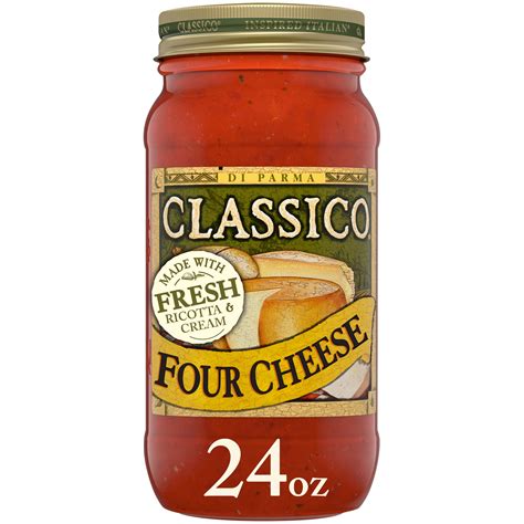 Classico Four Cheese Spaghetti Pasta Sauce Oz Jar Walmart Com