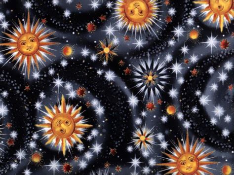 Celestial Sun and Moon Wallpaper - WallpaperSafari | Hippie art, Moon