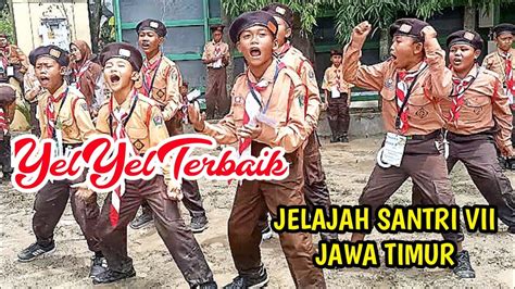 Yel Yel Pramuka Paling Seru Jelajah Santri Ke 7 Jawa Timur Youtube