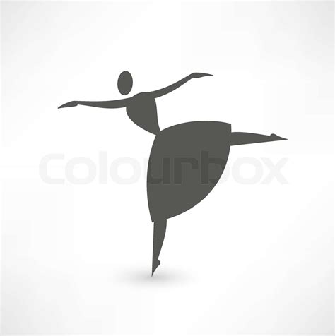 Ballerina Symbol Stock Vector Colourbox