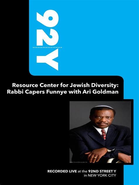 92y Resource Center For Jewish Diversity Rabbi Capers