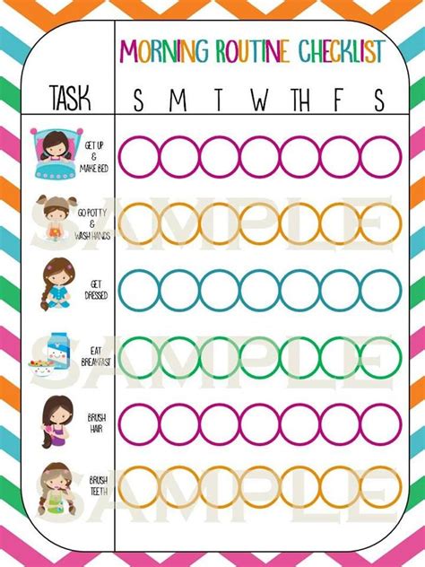 This Item Is Unavailable Etsy Kids Routine Chart Morning Routine