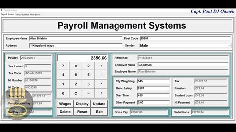 Overview Of How To Create Payroll Management System With MySQL Database