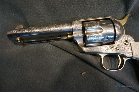 Colt Saa 41 Colt 4 34 Engraved Ma For Sale At