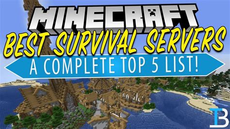 Top 5 Best Minecraft Survival Servers Creepergg