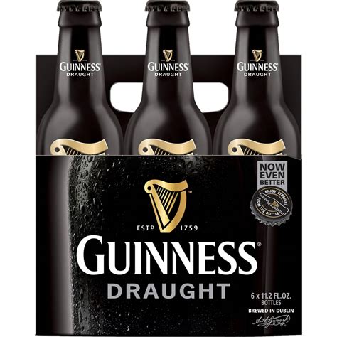 Guinness Draught Bottles 330ml X6 Pack Woolworths