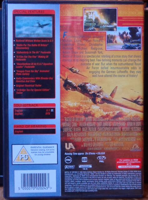 Movies On Dvd And Blu Ray Battle Of Britain 1969