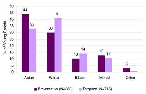 6 Ethnicity Of Young People Engaged On Targeted And Preventative