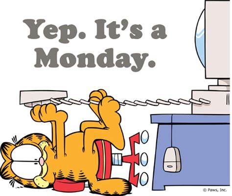 Garfield Garfield Pinterest Mondays Garfield Quotes And Monday Pics