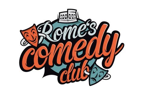 Rome's comedy club - Logotype by GIANZO Gianluca Azzena, via Behance | Comedy club, Logotype, Comedy
