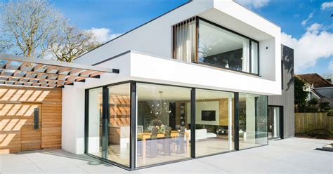 Modern white kitchen clean interior design. White Oaks House By BARC Architects