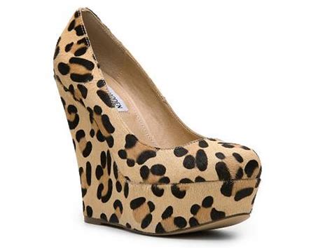 Shop men's chelsea boots from steve madden to elevate your everyday style with sleek, timeless footwear. Steve Madden Pammyy Leopard Wedge Pump | DSW