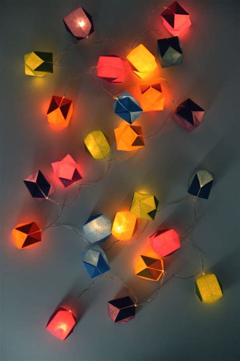 Diy Origami Box Fairy Lights — Gathering Beauty