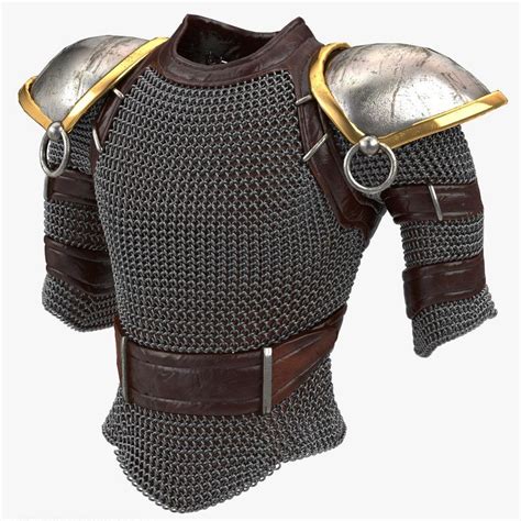 3d Chain Armour Chainmail Armor Cosplay Armor Fantasy Armor