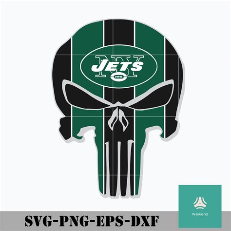 Download New York Jets skull logo svg, New York Jets svg, by Zonestore on