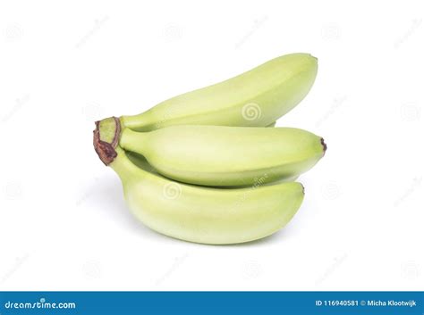 Small Tropical Banana Cluster Stock Image Image Of Vegetarian
