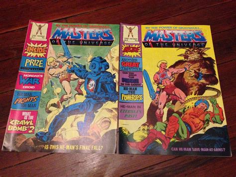 Comicsvalue Masters Of The Universe Adventure Magazine 7 8 He