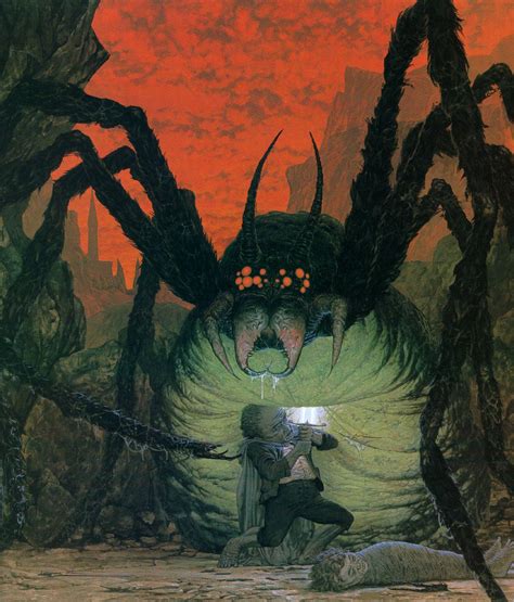 Shelob Ted Nasmith In Middle Earth Tolkien Lord Of The Rings